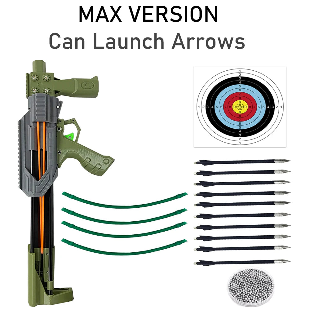 Multi Function Arrow Launch Slingshot With Automatic Fire Trigger
