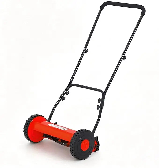 Manual Push Lawn Mower Walk Behind For Yards And Garden