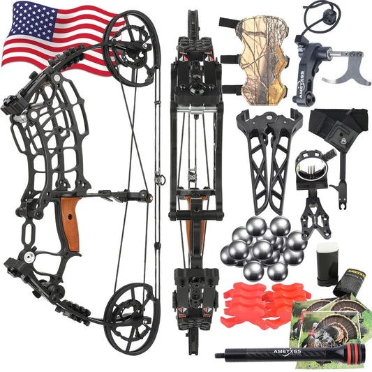 Dual Use Ambidextrous Compound Bow 30 To 70 Lbs Draw Weight 420 FPS - Parry's Picks