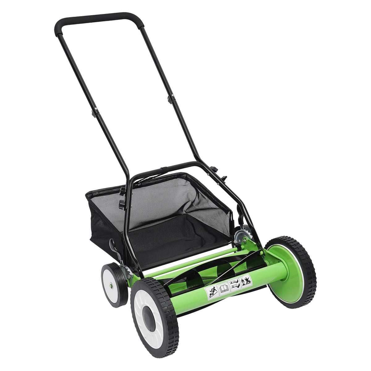 Bymaocar Manual Push Reel Lawn Mower With Grass Catcher - Parry's Picks