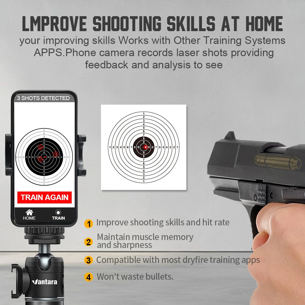 Laser Dry Fire Training Cartridge for Pistol Marksmanship - Parry's Picks