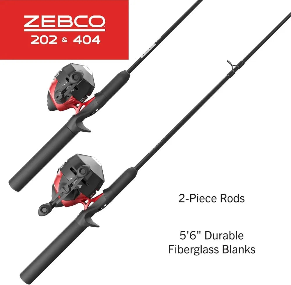 Spincast Reel And Rod Combo Two Pack Pre Spooled Line