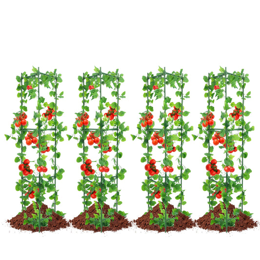 SucceBuy Tomato Cage Pack for Garden Support Trellis 6 Count - Parry's Picks