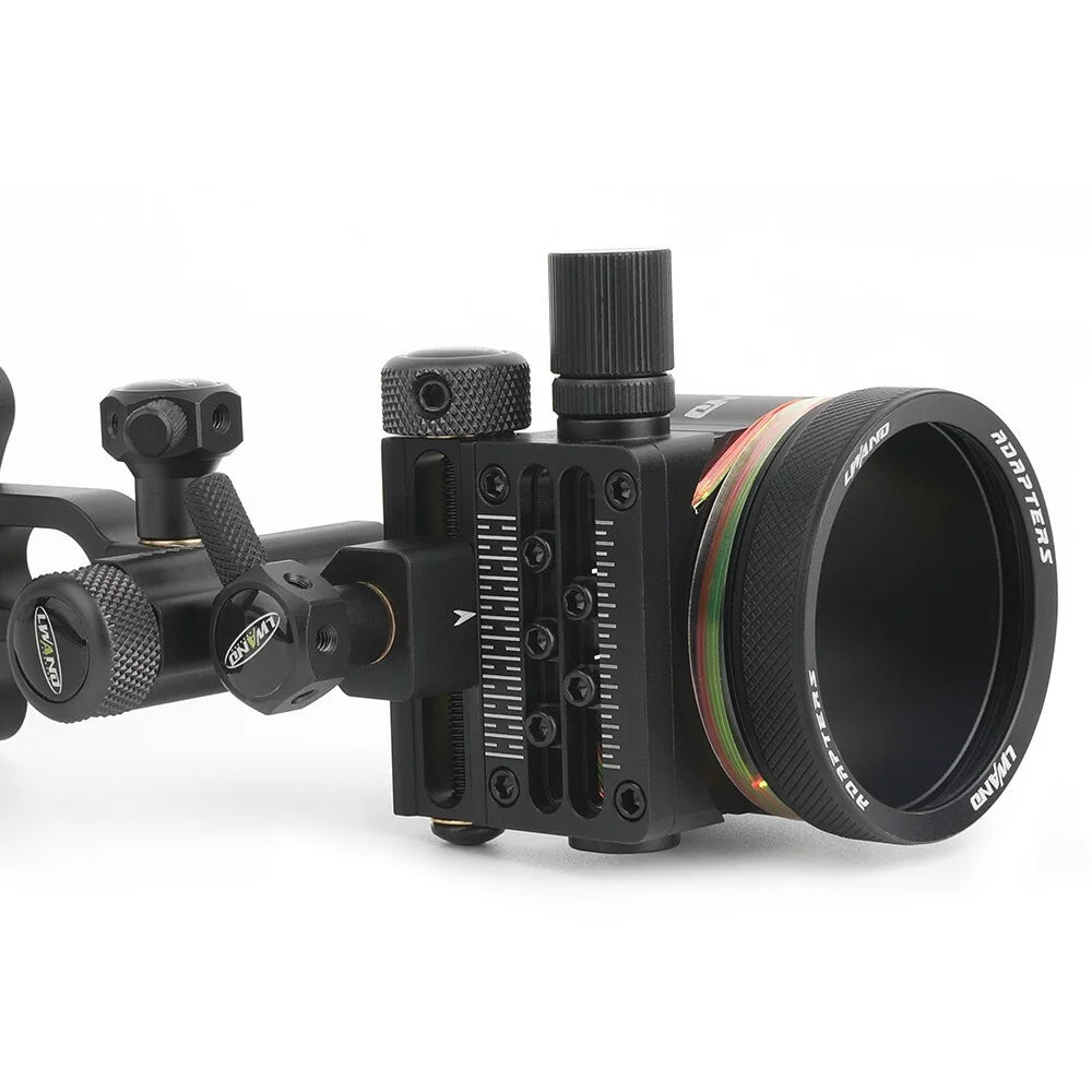 Five Pin Bow Sight Fiber Optic 0.019 Inch Adjustable Alloy
