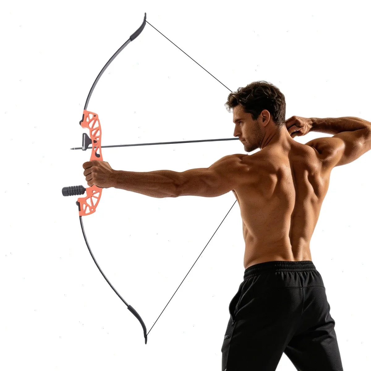 Recurve Bow and Arrow Set For Target Practice Archery Training