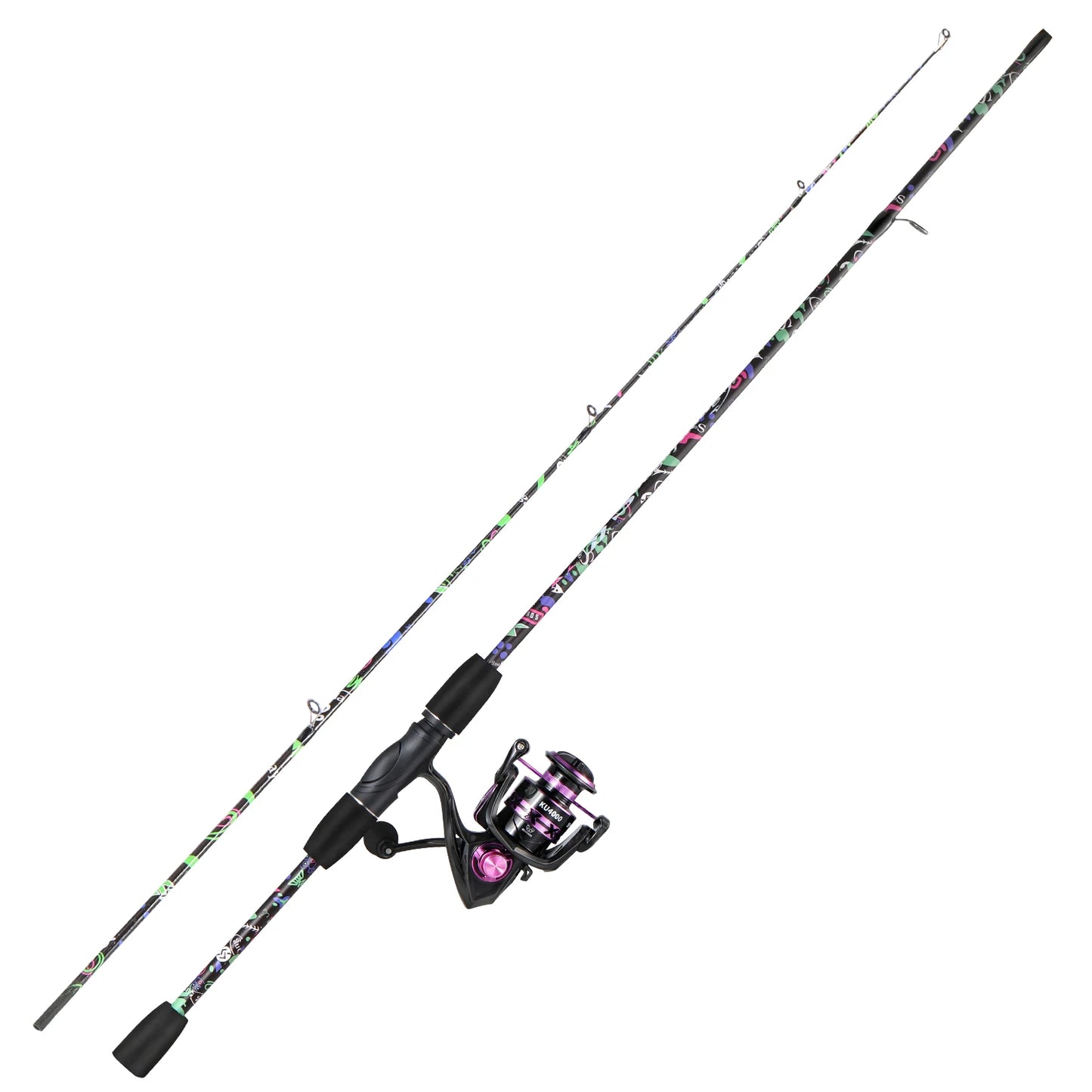 Sougayilang Spinning Rod and Reel Combo Ultralight Freshwater Set