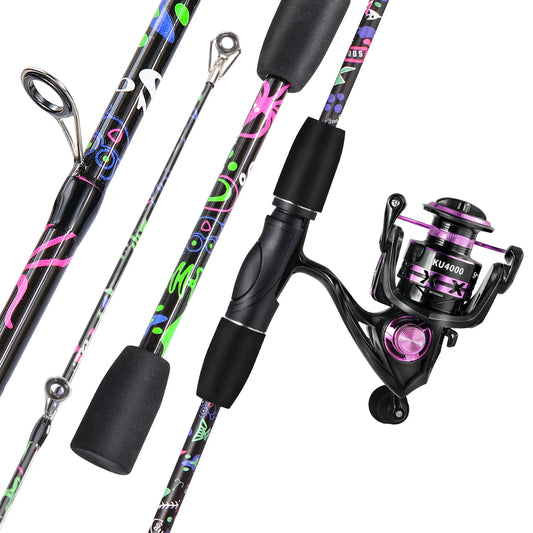 Sougayilang Spinning Rod and Reel Combo Ultralight Freshwater Set - Parry's Picks