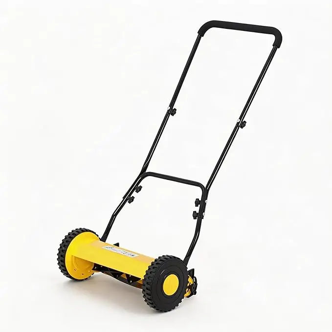 Manual Push Lawn Mower Walk Behind For Yards And Garden