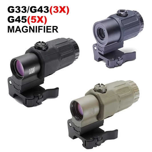 Bestsight G33 G43 G45 Fixed 3X 5X Magnifier Scope With Side QD Mount - Parry's Picks