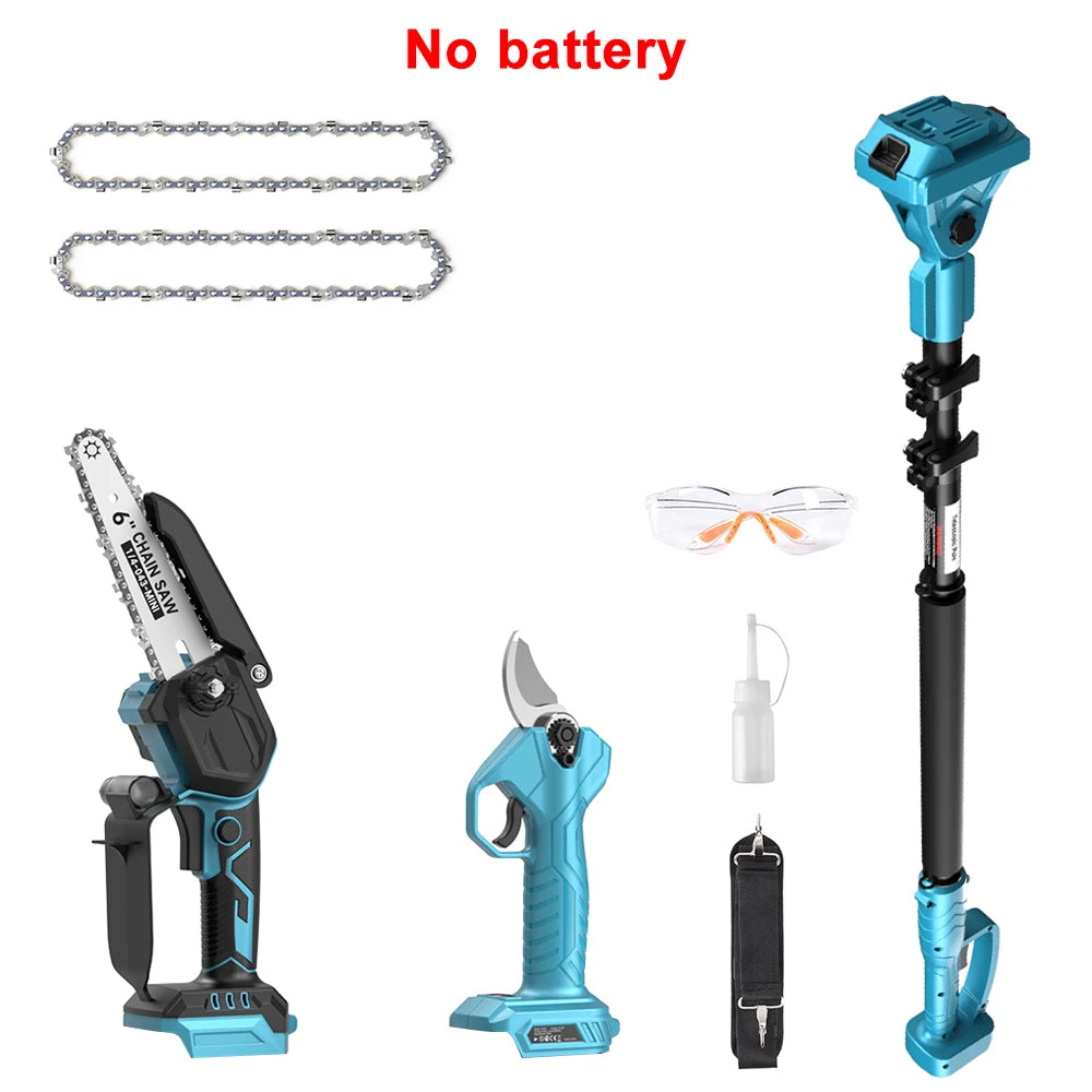 Taskstar Brushless Pole Saw Pruner Combo Kit With Electric Shears - Parry's Picks