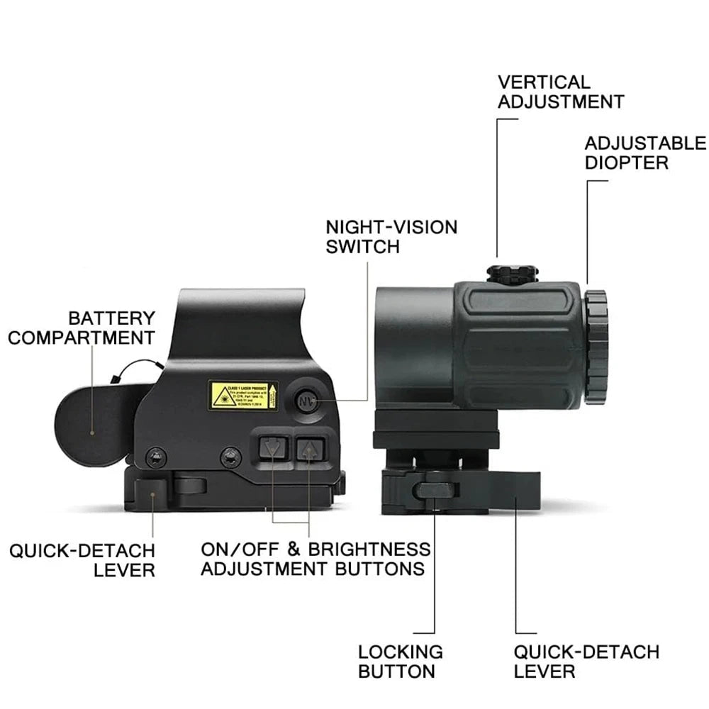 Bestsight 558 Holographic Sight With 68MOA Ring And 1MOA Dot