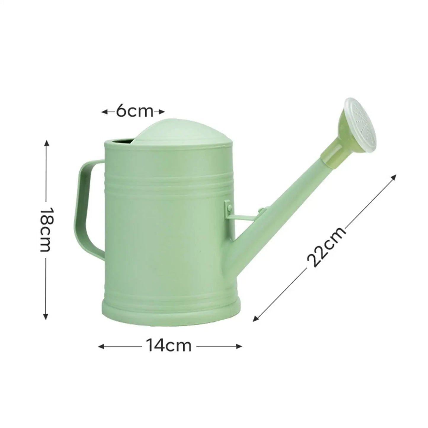 Homyl Watering Can With Sprinkler Head Long Mouth for Indoor Outdoor Plants Garden Use