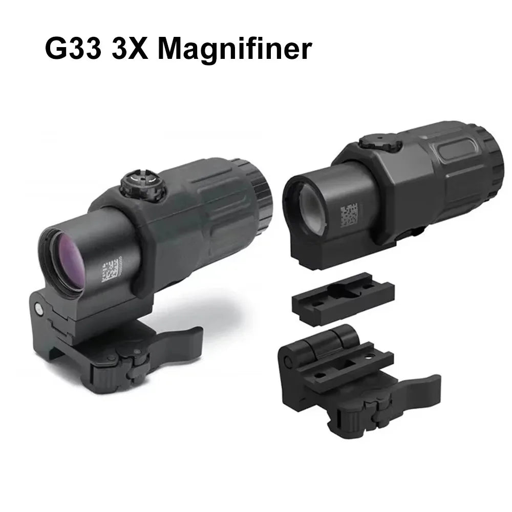 Bestsight G33 G43 G45 Fixed 3X 5X Magnifier Scope With Side QD Mount