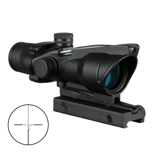 Bestsight 4x32 Hunting Scope With Fiber Optics Red Dot Illuminated Reticle