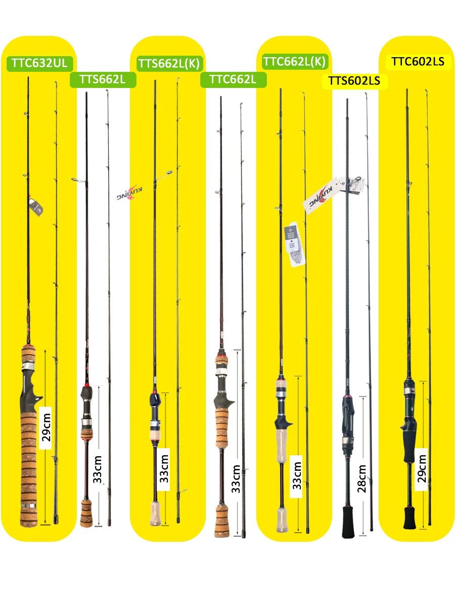 Kuying Carbon Lure Rod For Casting And Spinning Fishing