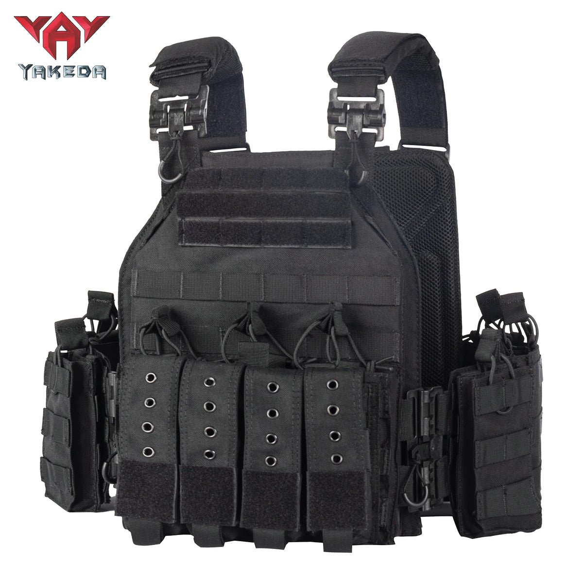 YAKEDA Quick Release Tactical Vest With Adjustable MOLLE System - Parry's Picks