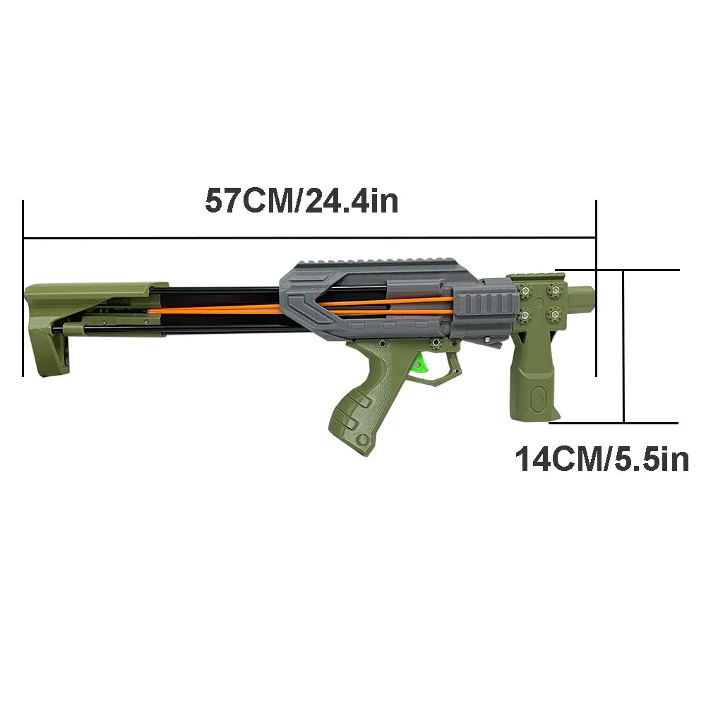 Multi Function Arrow Slingshot With Automatic Fire Trigger Heavy Duty Catapult