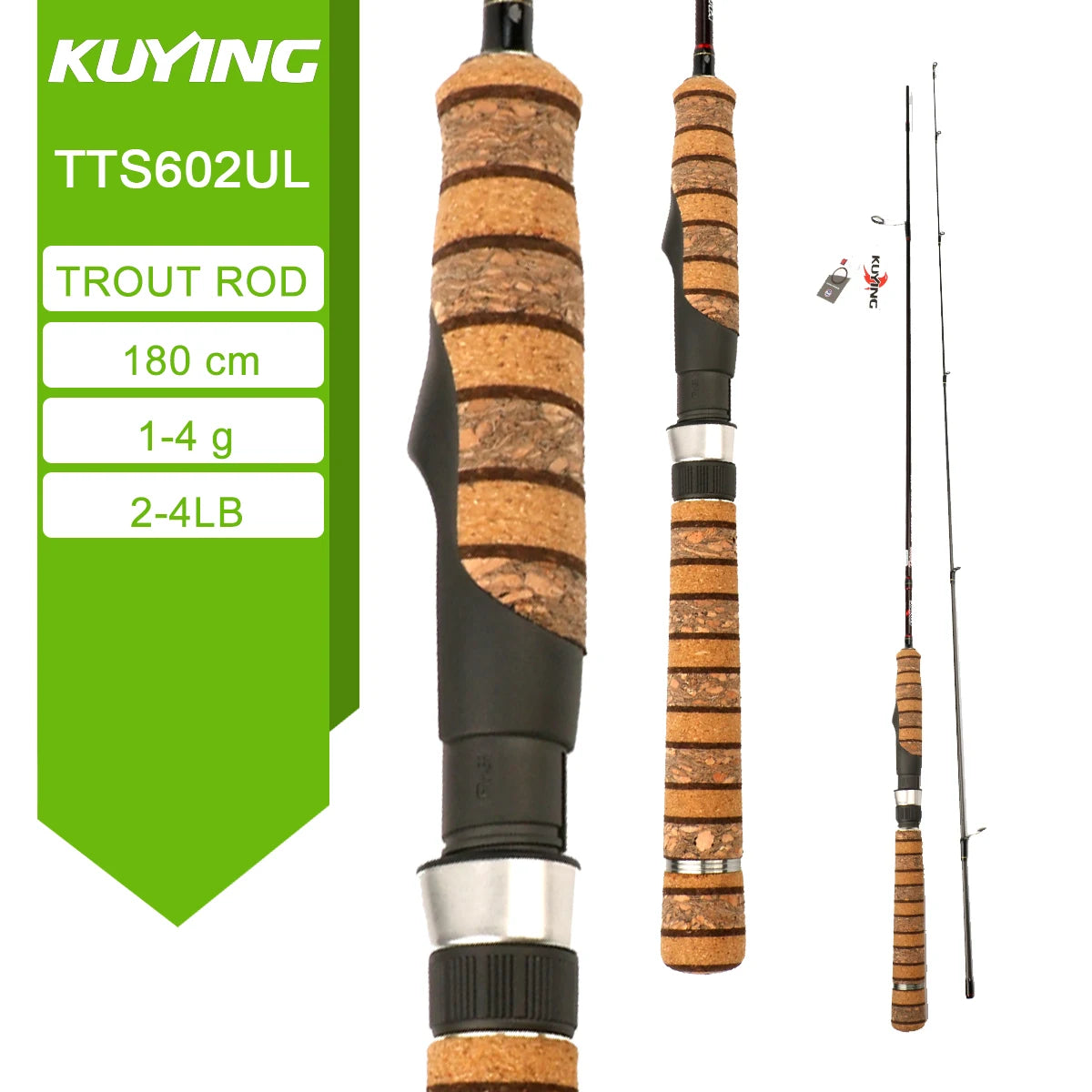 KUYING TETON Spinning Casting Rod Carbon For Lure Fishing