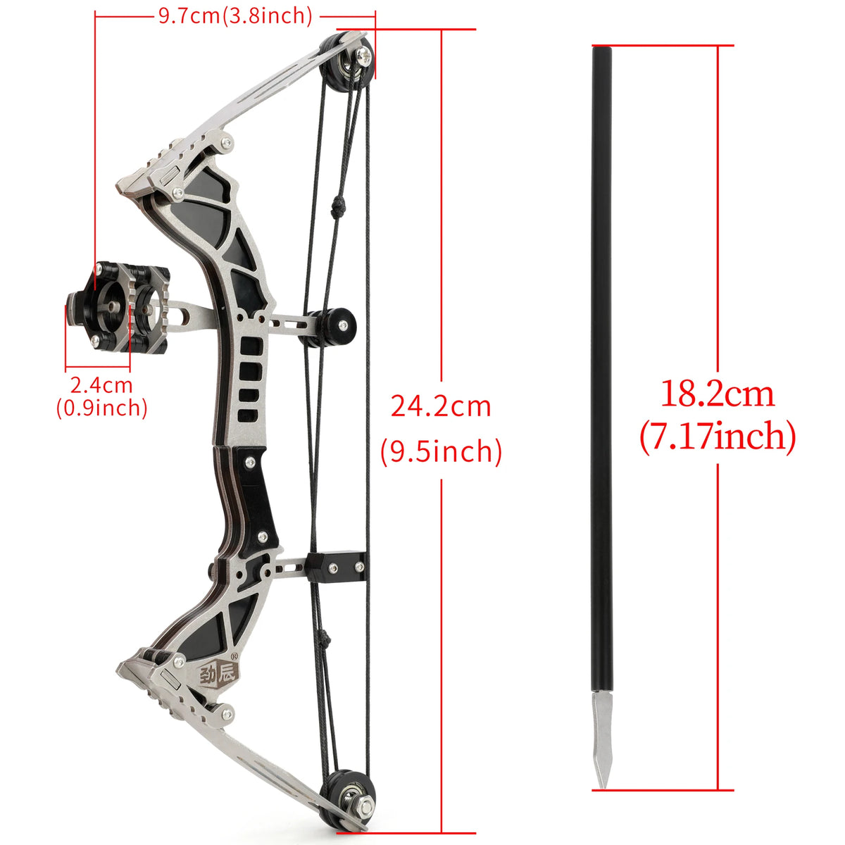Mini Compound Bow Set With Arrows for Outdoor Target Practice - Parry's Picks