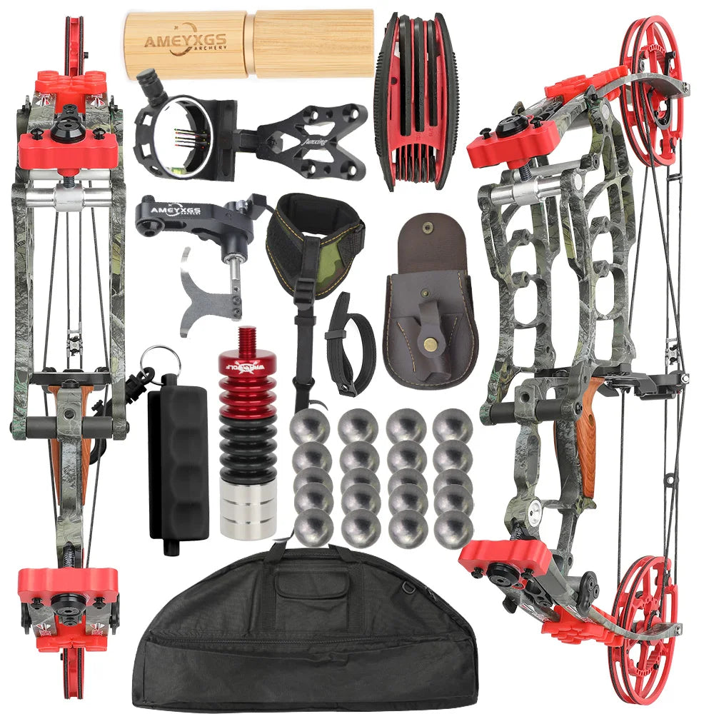 Dual Use Ambidextrous Compound Bow 30 To 70 Lbs Draw Weight 420 FPS
