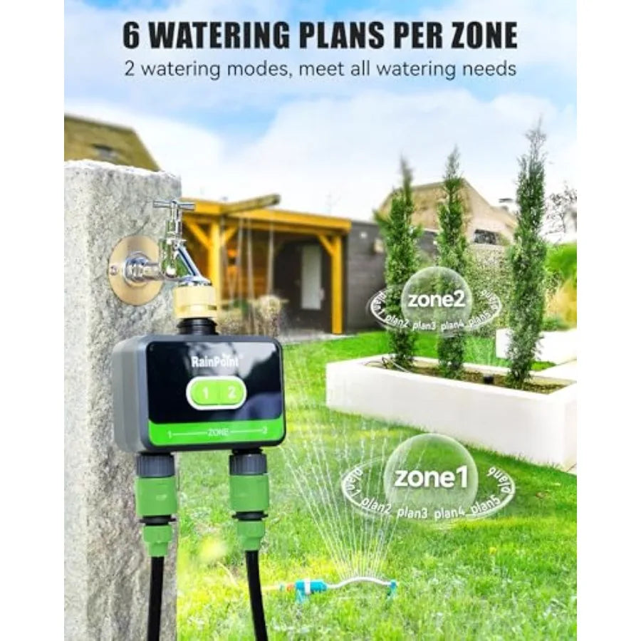 Bluetooth Water Timer For Garden Hose Wireless Sprinkler Controller Rain Delay
