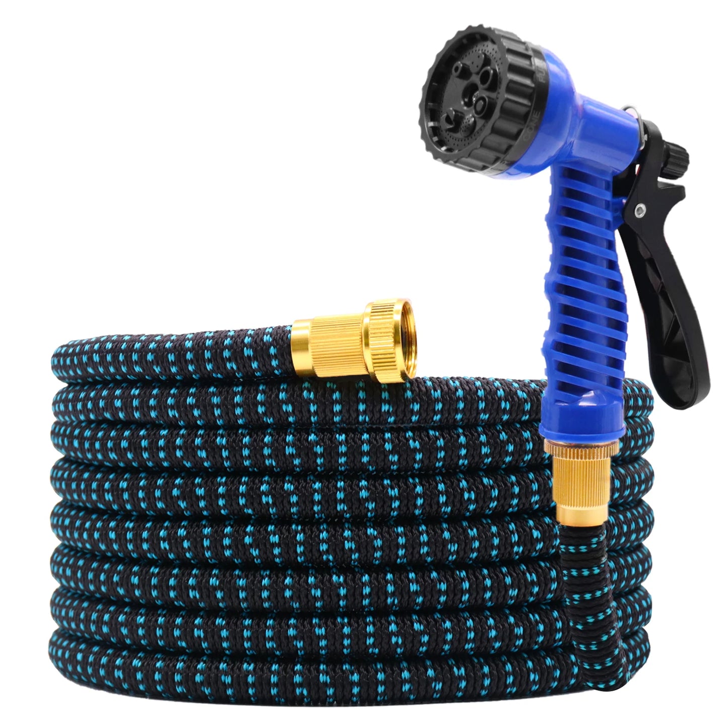 GardenJoy Expandable Garden Hose With 7 Function Spray Nozzle