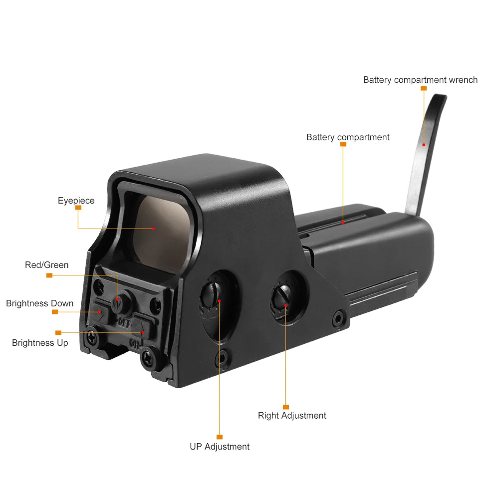 Bestsight 551 552 553 Holographic Dot Reflex Sight 20mm Mount