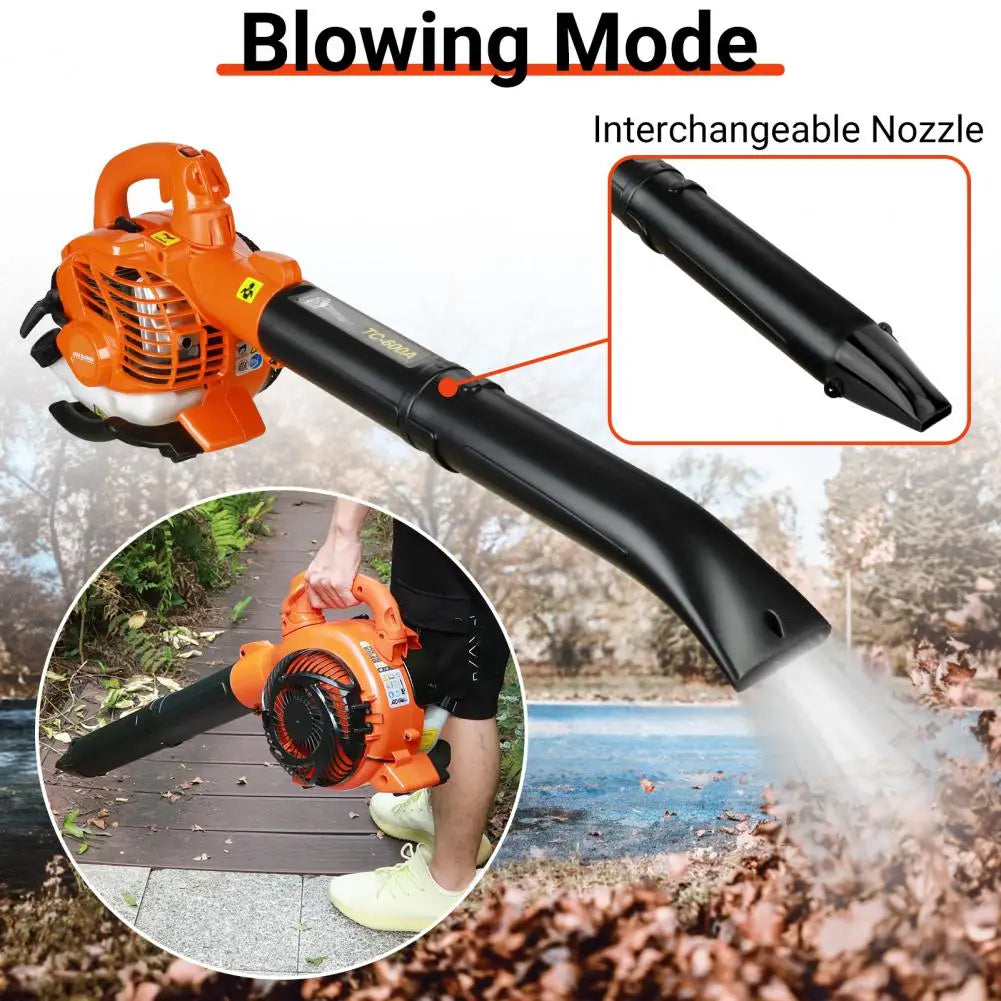 Gas Powered Two Stroke Handheld Leaf Blower With Dual Airflow - Parry's Picks