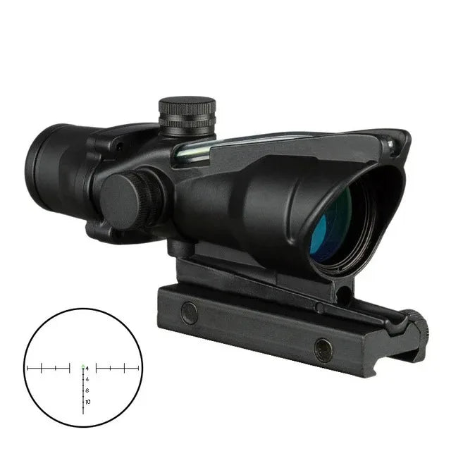 Bestsight 4x32 Hunting Scope With Fiber Optics Red Dot Illuminated Reticle