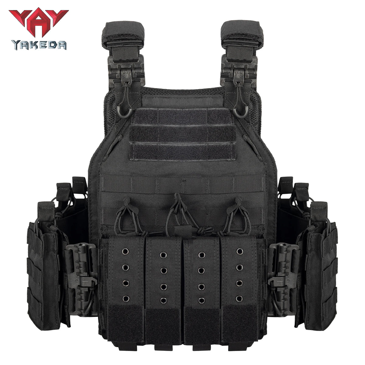 YAKEDA Quick Release Tactical Vest With Adjustable MOLLE System - Parry's Picks