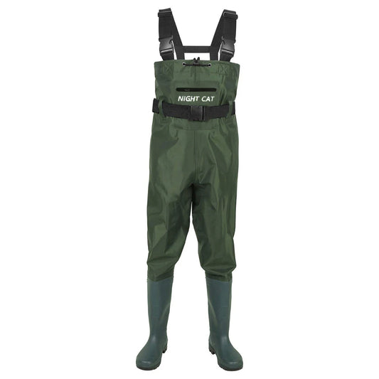 Night Cat Unisex Waterproof Chest Wader With Boots - Parry's Picks