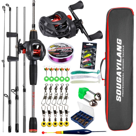 Sougayilang Baitcasting Rod And Reel Full Kit With Aluminum Spool - Parry's Picks