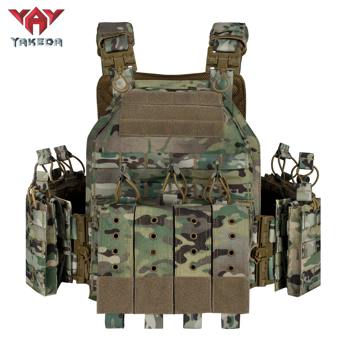 YAKEDA Quick Release Tactical Vest With Adjustable MOLLE System - Parry's Picks