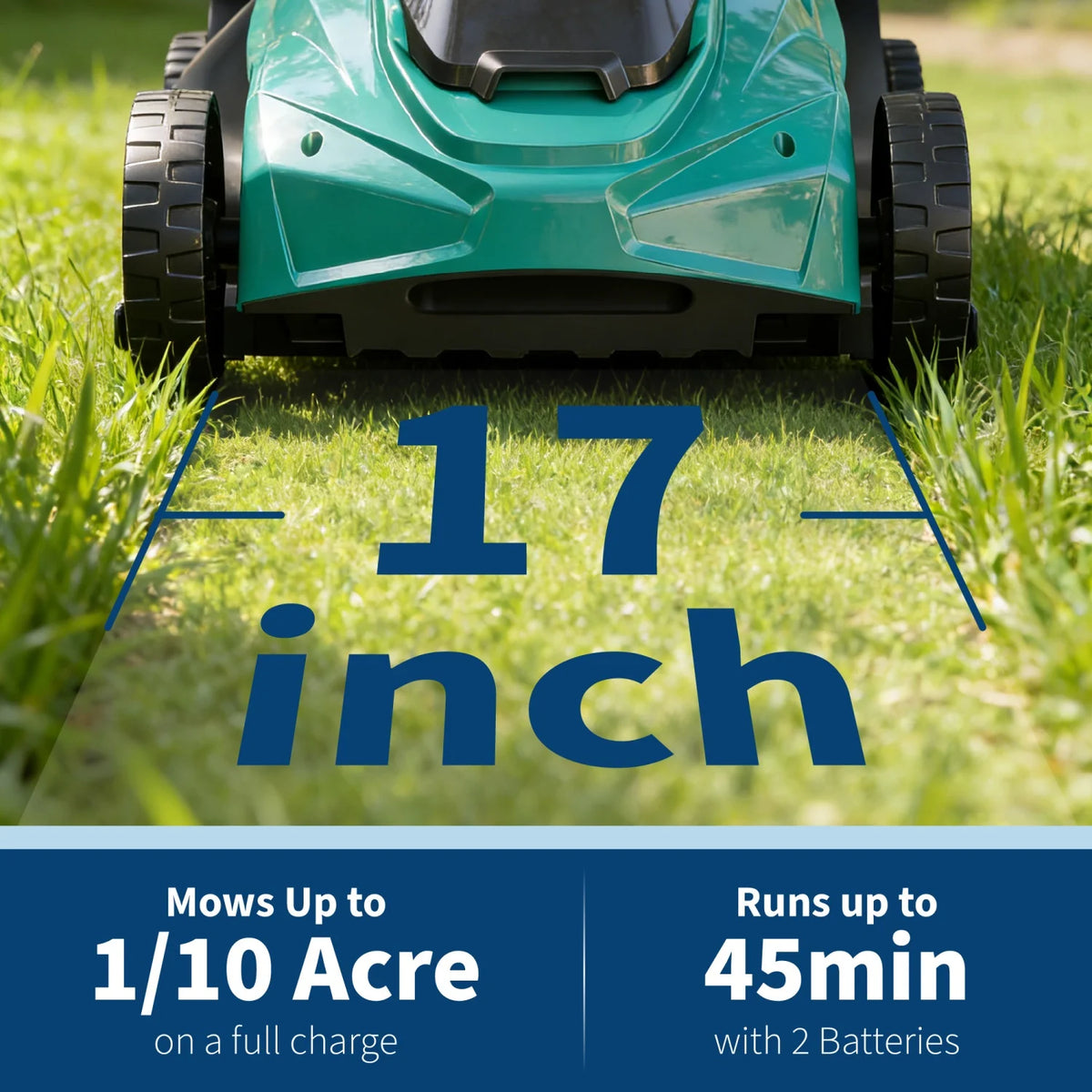 HiMISS Cordless Brushless Electric Lawn Mower With Dual Batteries - Parry's Picks