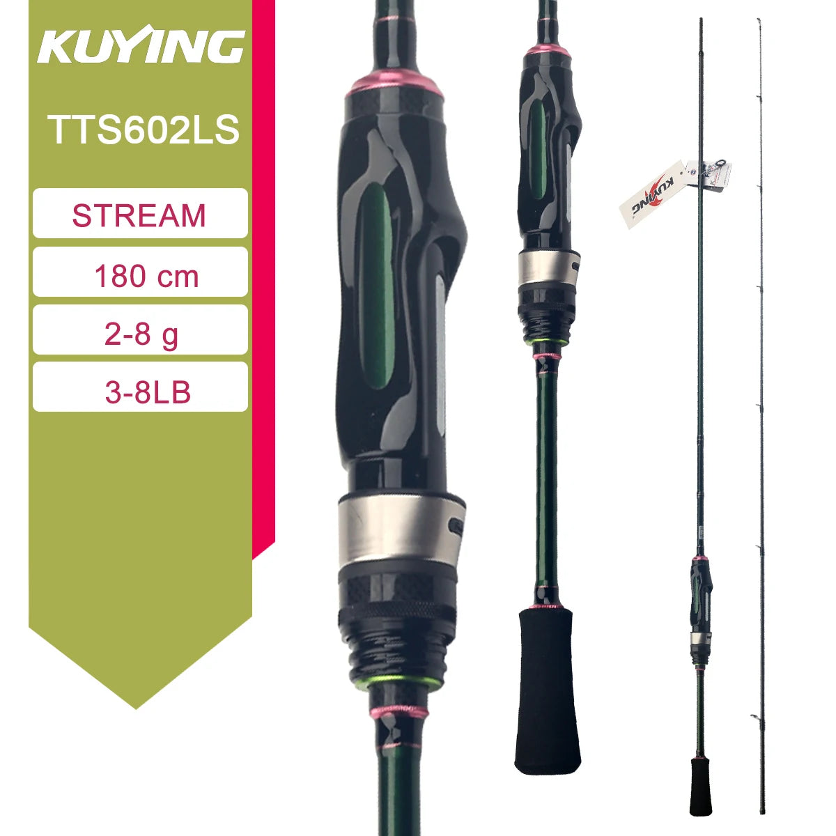 Kuying Carbon Lure Rod For Casting And Spinning Fishing