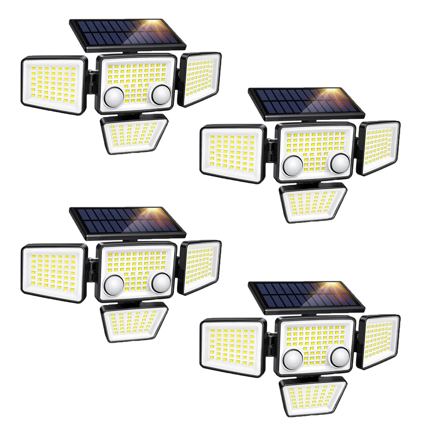 SZRSTH Solar Outdoor Lights 3000LM LED Motion Sensor Flood Lights