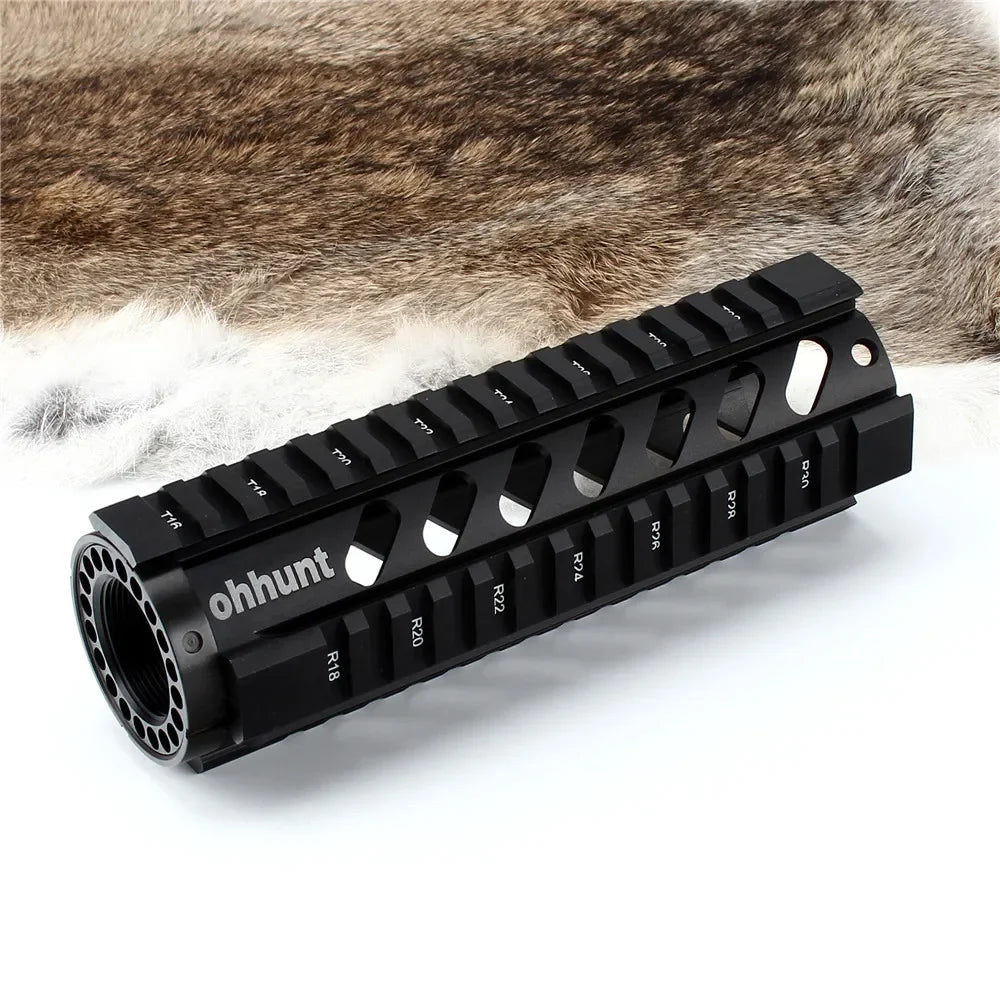 Ohhunt Free Float Quad Rail Handguard For AR15 M4 M16 Picatinny