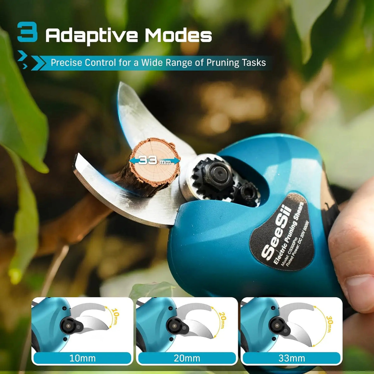Seesii Cordless Brushless Mini Chainsaw and Pruning Shears Combo - Parry's Picks