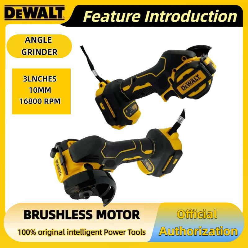 DEWALT Cordless Mini Angle Grinder Polishing Grinding ProfessionalGrade Tool Cutting