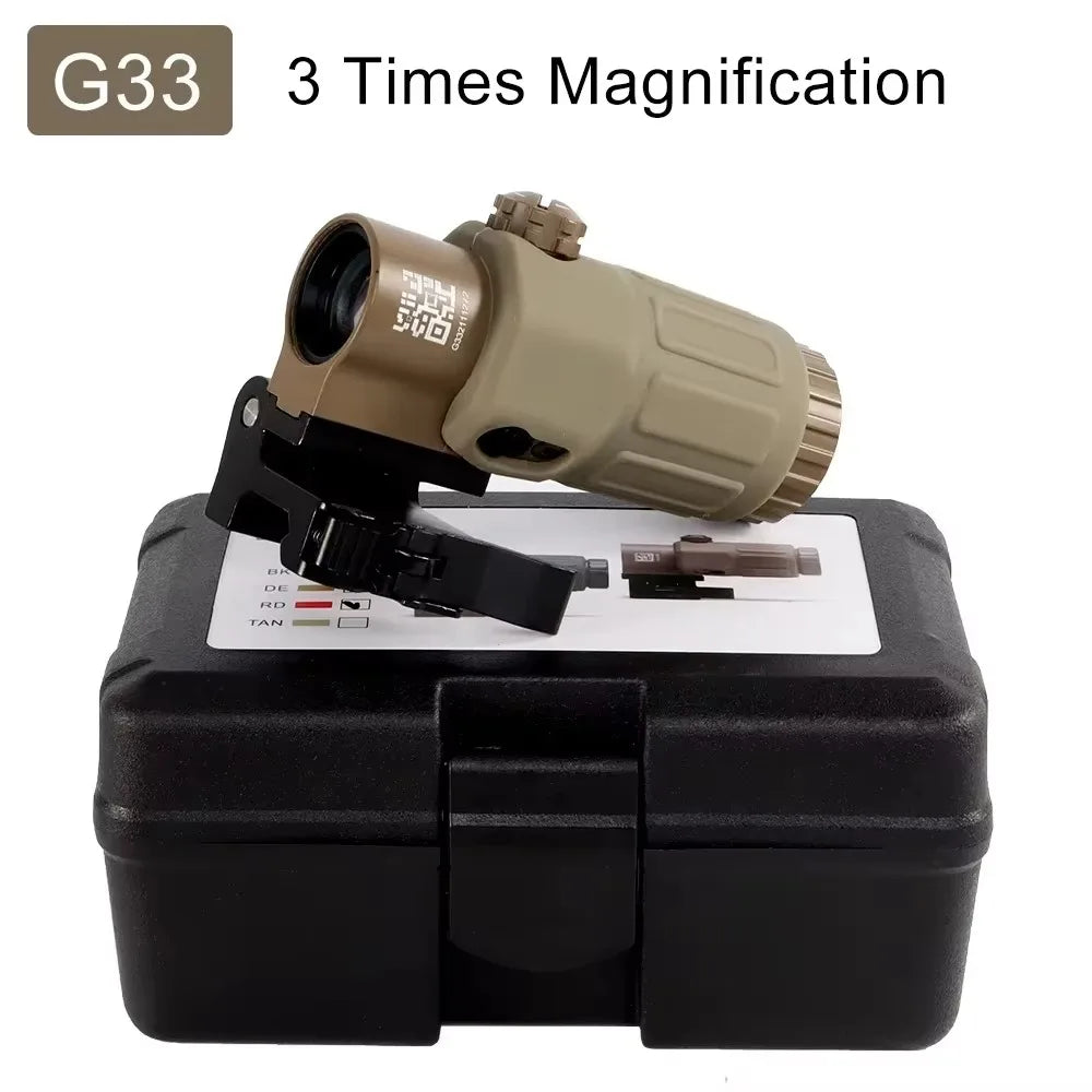 Bestsight G33 G43 G45 Fixed 3X 5X Magnifier Scope With Side QD Mount