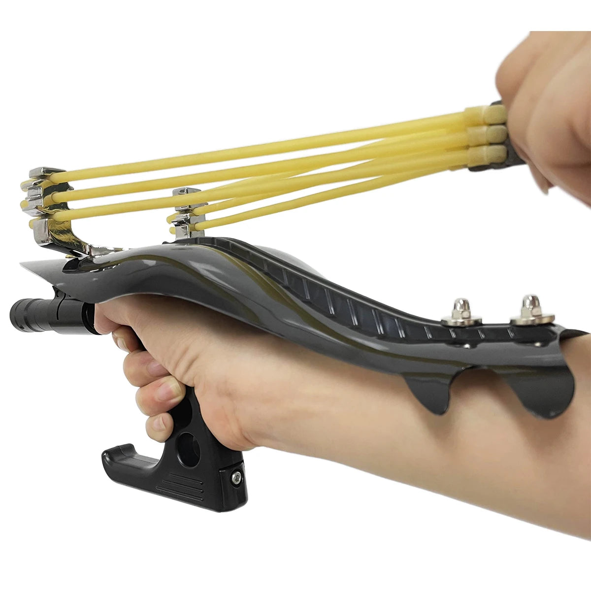 Outdoor Slingshot Set With Fishing Wheel For Jungle Hunting