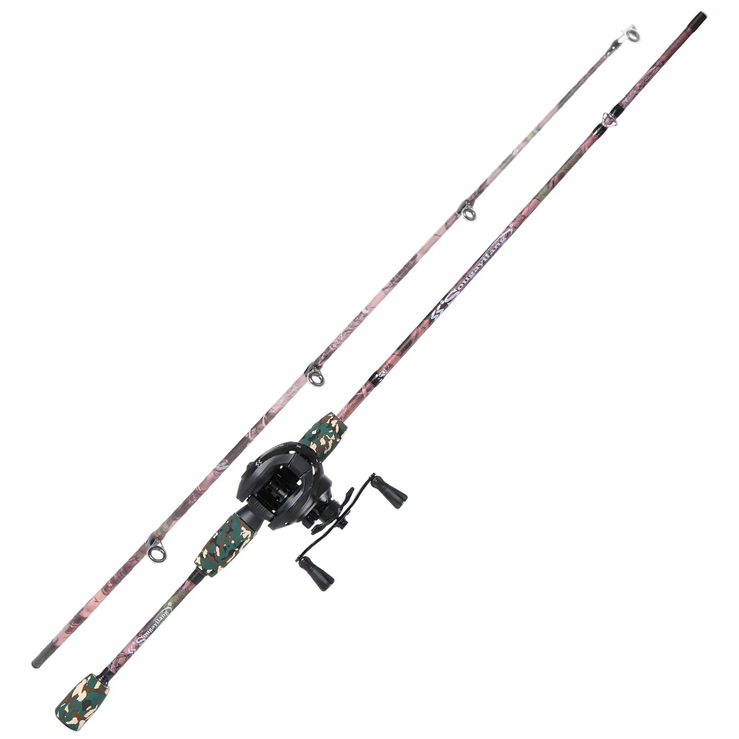 Sougayilang Baitcasting Rod and Reel Combo Set for Bass