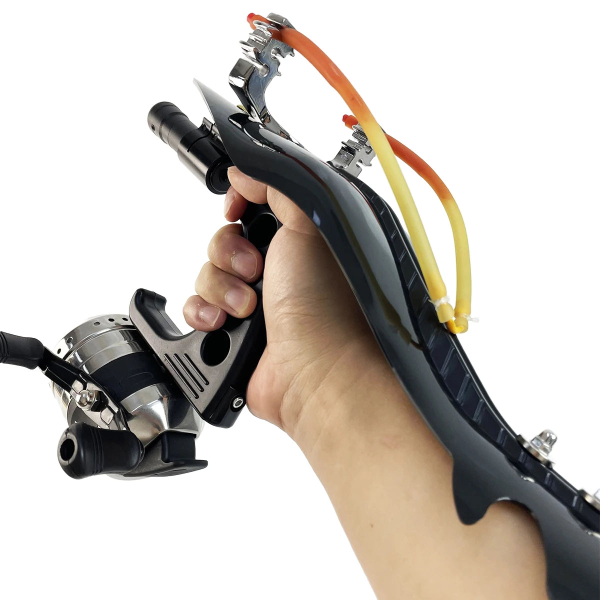 Outdoor Slingshot Set With Fishing Wheel For Jungle Hunting