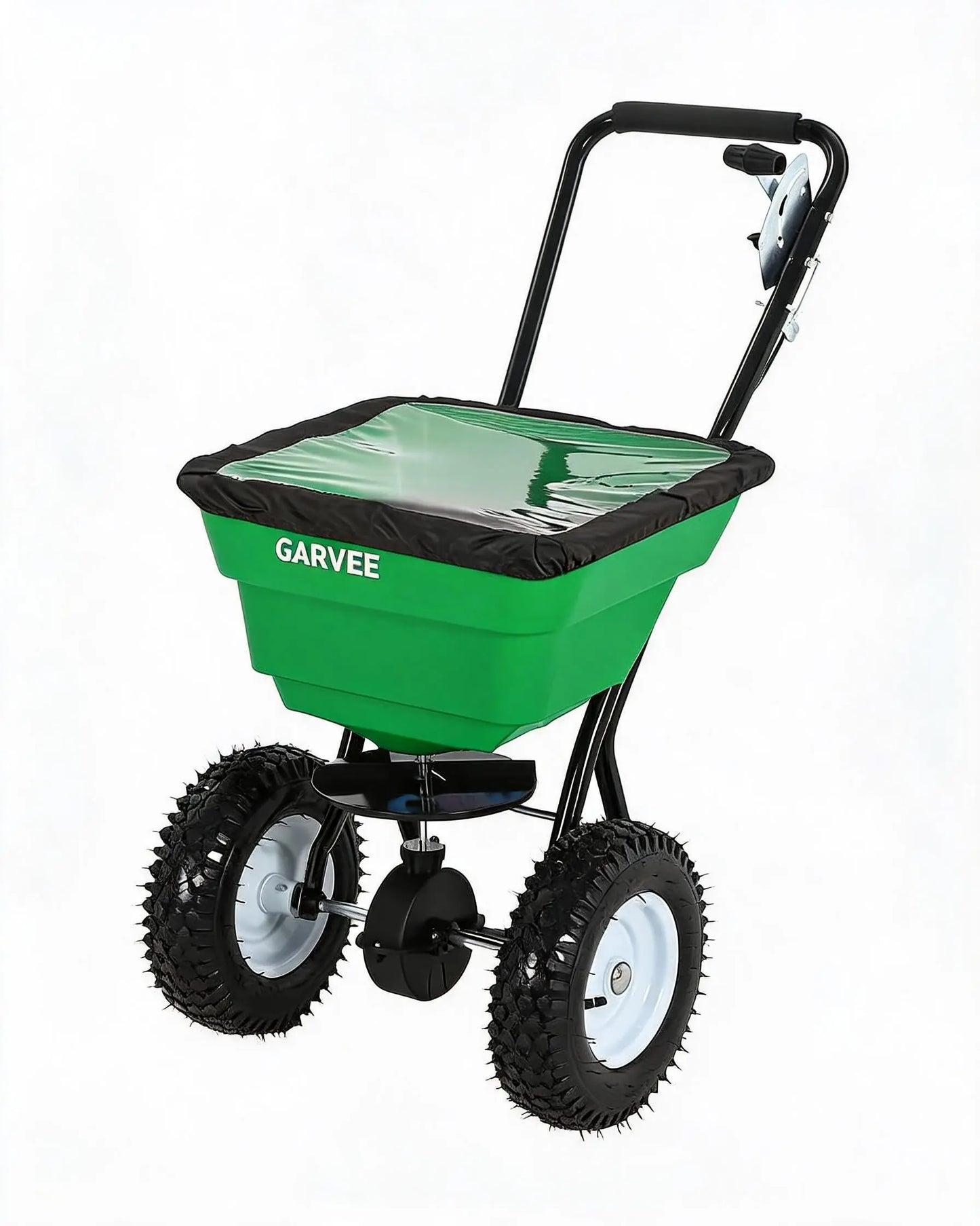 80 Lbs Push Broadcast Spreader All-Terrain Walk-Behind Lawn Spreader