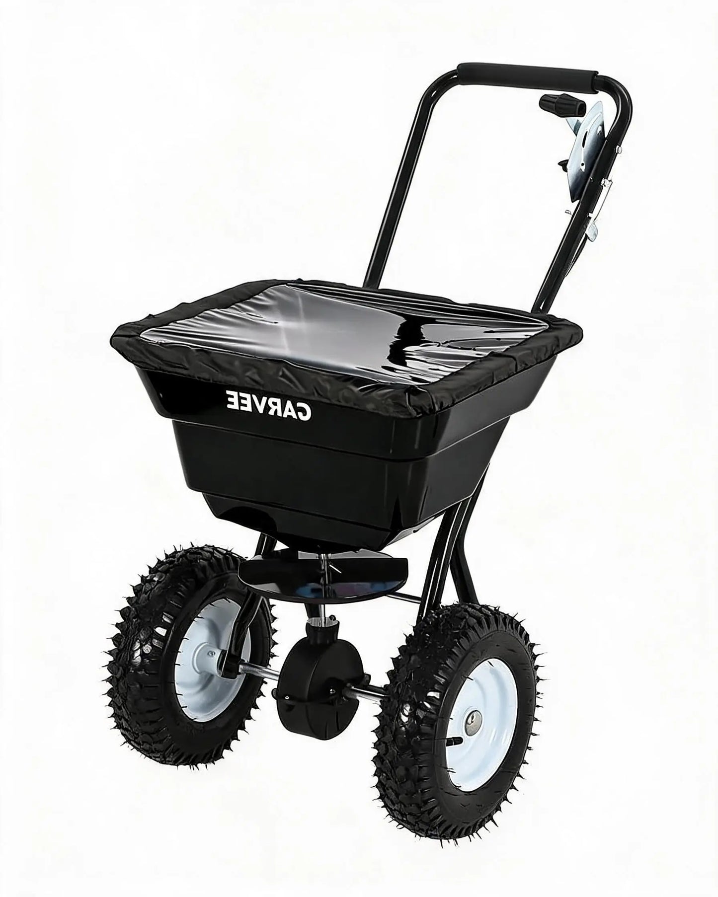 80 Lbs Push Broadcast Spreader All-Terrain Walk-Behind Lawn Spreader