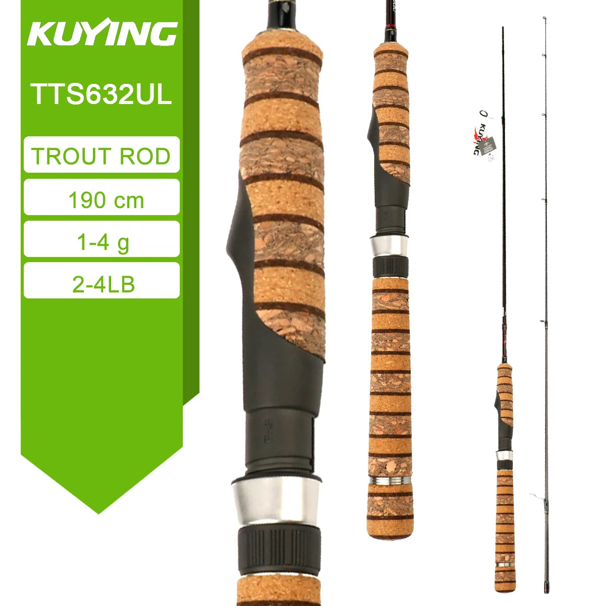 KUYING TETON Spinning Casting Rod Carbon For Lure Fishing