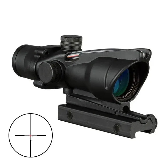 Bestsight 4x32 Hunting Scope With Fiber Optics Red Dot Illuminated Reticle