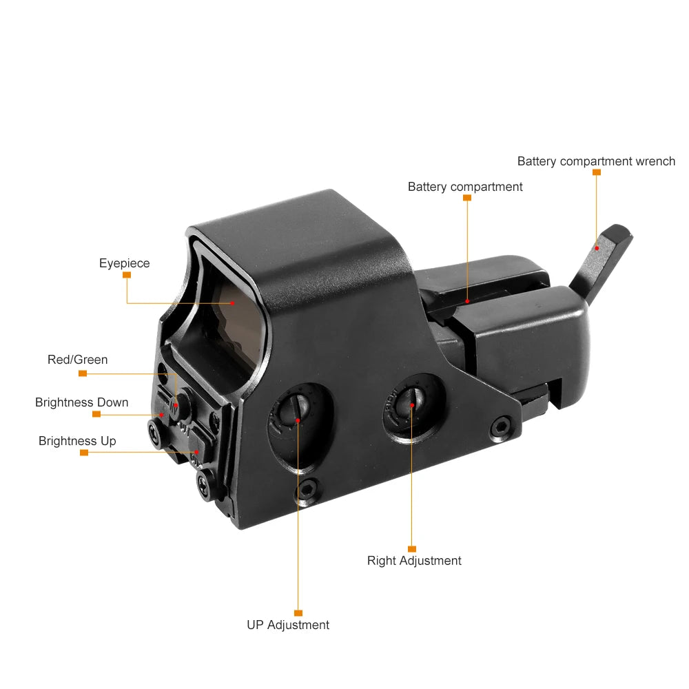 Bestsight Holographic Reflex Dot Sight For 20mm Mount