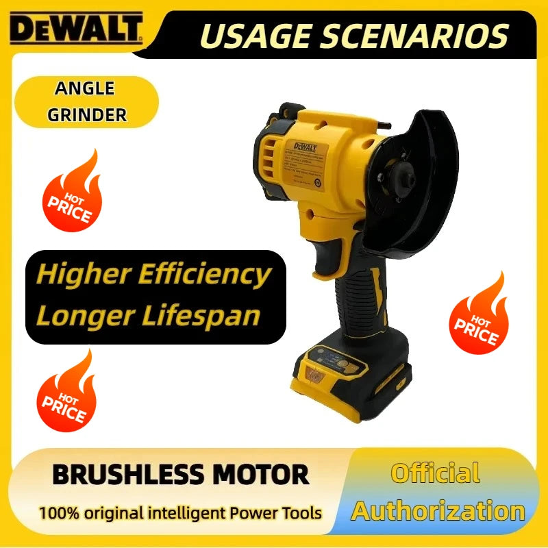 DEWALT Cordless Mini Angle Grinder Polishing Grinding ProfessionalGrade Tool Cutting