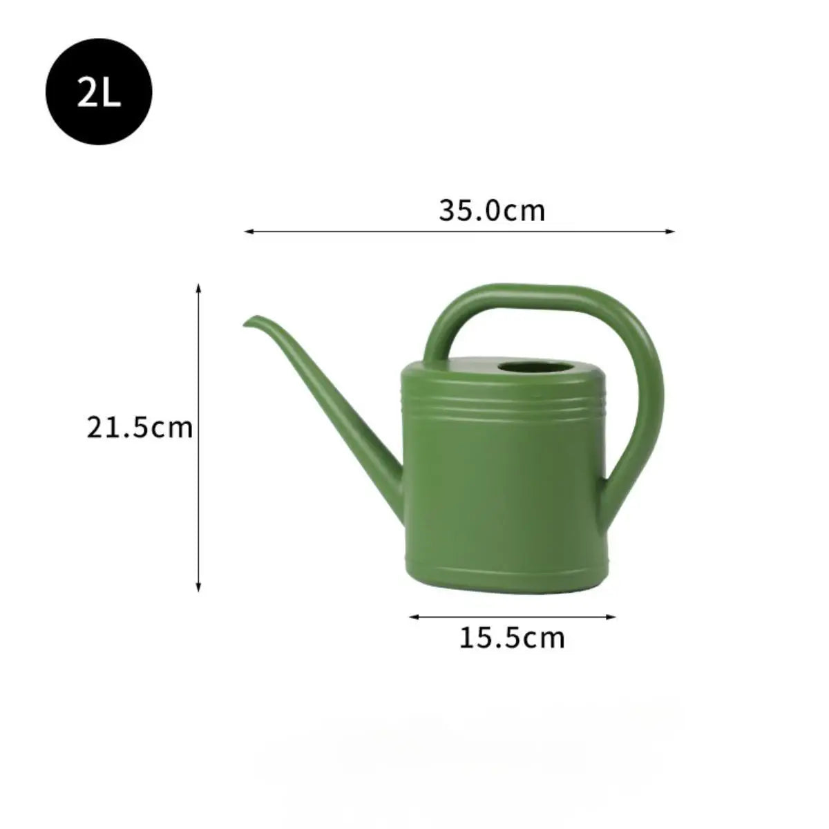 Homyl Watering Can With Sprinkler Head Long Mouth for Indoor Outdoor Plants Garden Use